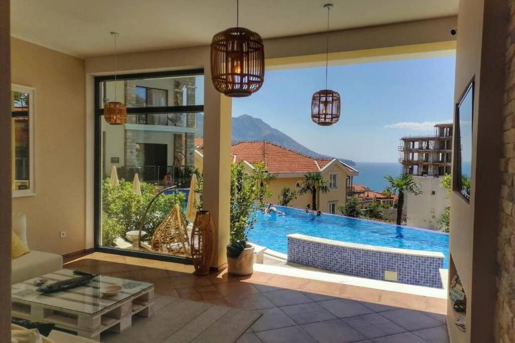 Modern Top Floor Sea View 3Br With Pools, Spa & Fitness Bečići Eksteriør billede