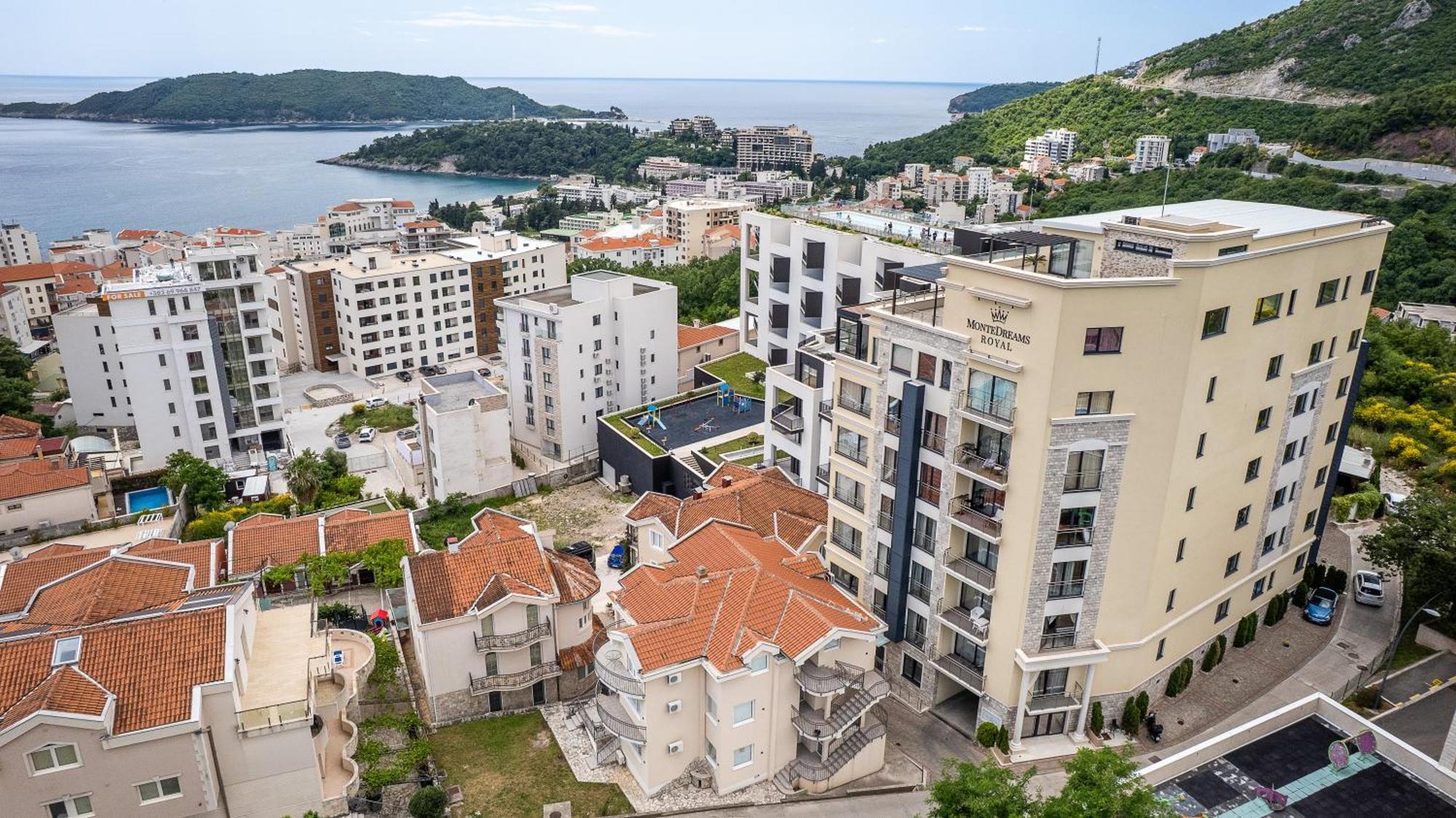 Modern Top Floor Sea View 3Br With Pools, Spa & Fitness Bečići Eksteriør billede
